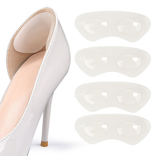 Thickened Protruding Heel Sticker Heel Sticker High Heel Shoes Anti-abrasion Foot-heel Massage Thickened Half Size Pad for Men and Women
