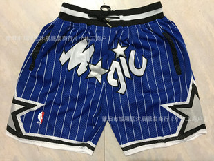 American cross-border pants Lakers 76 magic Raptor warrior king retro dense rust shorts trendy casual