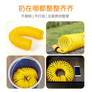 Household watering car wash water pipe hose high pressure anti-freezing wear-resistant explosion-proof pipe tap water pipe telescopic spring water pipe