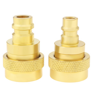 R1234yf quick connector all copper car fluorine high and low pressure connector air conditioning manufacturers wholesale inflatable nozzle accessories