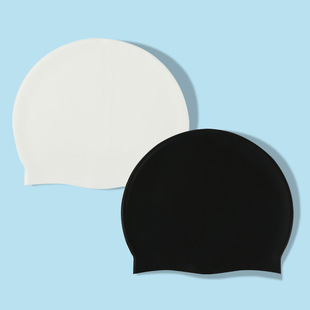 Factory wholesale high quality silicone swimming cap adult unisex diving cap waterproof ear protection silicone swimming cap factory