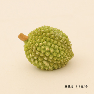 Realistic simulation fruit mini miniature watermelon strawberry grape banana litchi peach durian resin craft ornaments