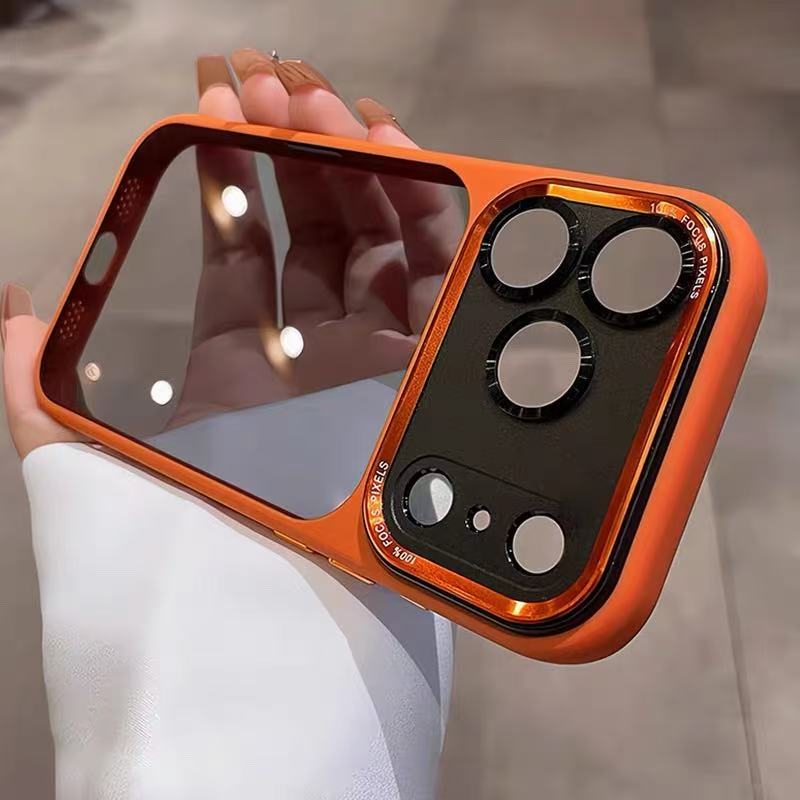 Xingyu Orange New Metal Lens Case for iPhone 17 Pro Max - Premium and Simple Design