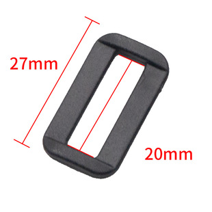 in stock supply plastic day buckle three adjustable buckle day buckle square buckle mouth buckle thickened white color
