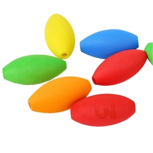 Eva shaped polished eva swim bladder olive toy ball simulation children's high elastic football buoy ball batch
