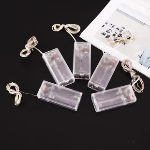 Аккумуляторная коробка USB медный провод струнный торт украшения подарочная коробка светодиодная струнная лампа рождественская декоративная медная лампа цветная лампа батарейная коробка