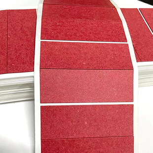 Wholesale Insulating Red Fast Paper Self-Adhesive Highland Barley Paper Adhesive Red Steel Paper Fire Retardant Insulating Gasket