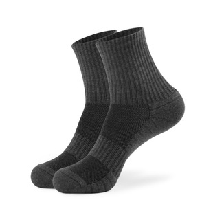 Cross-border Pure Cotton Sports Socks Towel Bottom Thickened Men's Basketball Solid Color Simple Breathable Comfortable Mesh Running Socks