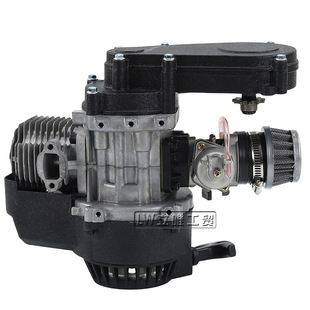 Mini motorcycle accessories 49CC small sports car small off-road motorcycle hand pull start two stroke gasoline engine