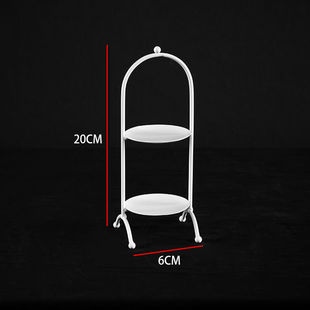 White European-style Iron Dessert Table Ornaments Display Rack Cake Tray Cold Meal Tea Break Table Afternoon Tea Minyi