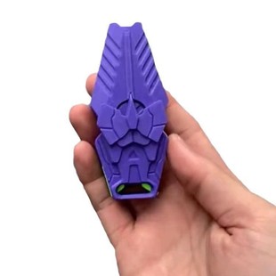 TikTok Internet Red Unicorn 3D Shield Retractable Jump Gravity Radish Knife Sword Decompression Vent Toy Butterfly Knife