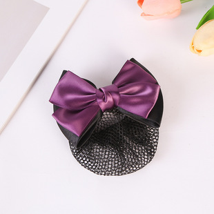 Factory direct professional hair net professional hair flower work female hotel bank nurse stewardess hair hair bow