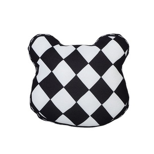 Cartoon car cushion cute rhombus bear car cushion non-slip comfortable Four Seasons Universal single piece car cushion