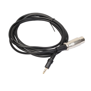 Spot nickel-plated 3.5 Revolution XLR Canon mother microphone adapter mobile phone microphone cable 3 meters