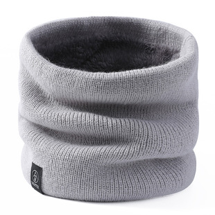 Factory wholesale winter warm scarf men's fashion solid color scarf women's pullover thickened autumn and winter outdoor collar in stock