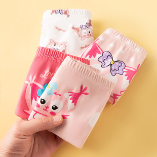 Children's underwear summer baby girl cotton briefs girls breathable cotton a class pure cotton boneless small shorts foreign trade