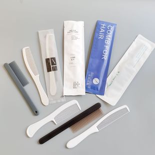 Hotel disposable comb hotel homestay toiletries hair comb suit room strip comb independent packaging wholesale