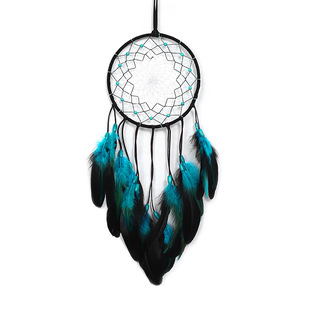 Внешняя торговля новый креативный кулон Ловец снов с синим пером DIY Dream Catcher кулон с перезвоном трансграничный