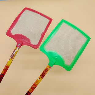 Bamboo pole fly swatter large steel wire mesh fly swatter household fly swatter one dollar store two yuan wholesale