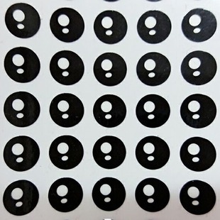 Printing self-adhesive label pvc frosted film panel electrical control panel silk screen drum bag button surface sticker