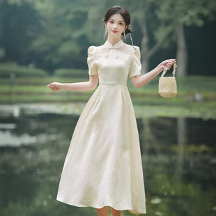New Chinese Style dress Women's Clothing 2025 Spring and Summer New Retro Chinese Style Temperament National Style Improved Cheongsam dress