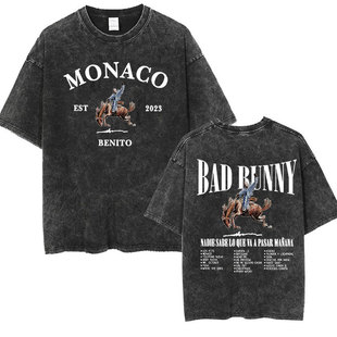 Bad Bunny Most Wanted Tour T Shirt Nadie Sabe Lo Que Va Pasa