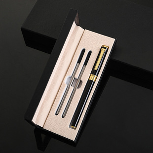 Бизнес-офис Подарочная коробка костюм логотип Подпись Pen Enterprise Подарочный набор Ручка Черная и красная шариковая ручка в наличии