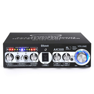 Fever grade HIFI high fidelity lossless power amplifier Mini small power amplifier karaoke song 5.0 Bluetooth 12V
