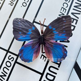 Bionic Butterfly ins Style Photo Props Artificial Flowers Retro Hand Account Material Landscape Material diy Hand Tooling Accessories