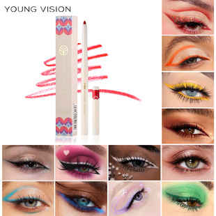 YOUNG VISION 12 цветов Подводка для глаз-нелегкая подводка для глаз с одним трансграничным макияжем