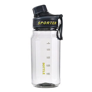 New Internet Celebrous Water Cup Large Capacity Sports Kettle Fitness Car Portable Handle Tea Compartment Student Plastic Cup