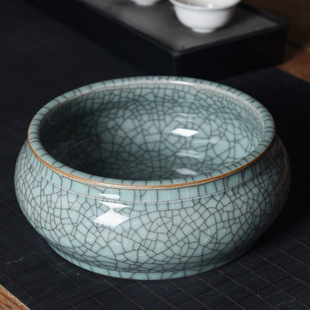 Longquan Ge печь Celadon мытье чая бытовой кунг-фу чайный сервиз чайная церемония мытье чашек большая стирка керамический учебный карандаш для мытья пепельница