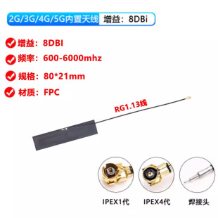 5G Full Frequency GSM/2G/3G/4G/NB-IOT Module Built-in PCB Antenna Iot Omnidirectional HiGh Gain Antenna
