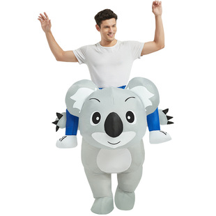 Halloween Dinosaur Inflatable Suit Cross Border Flamingo Rabbit Funny Inflatable Doll Costume Animal Performance Suit Props