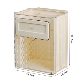 New Punch-free Student Dormitory Kitchen Trash Can Thickened Foldable Wall-hanging Household Cabinet Door Hanging