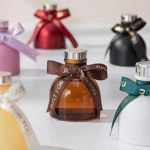 Полукруглая ароматическая бутылка 50ml без огня мини-ароматерапия стеклянная бутылка летучие домашние маленькие украшения стеклянная бутылка пустая бутылка