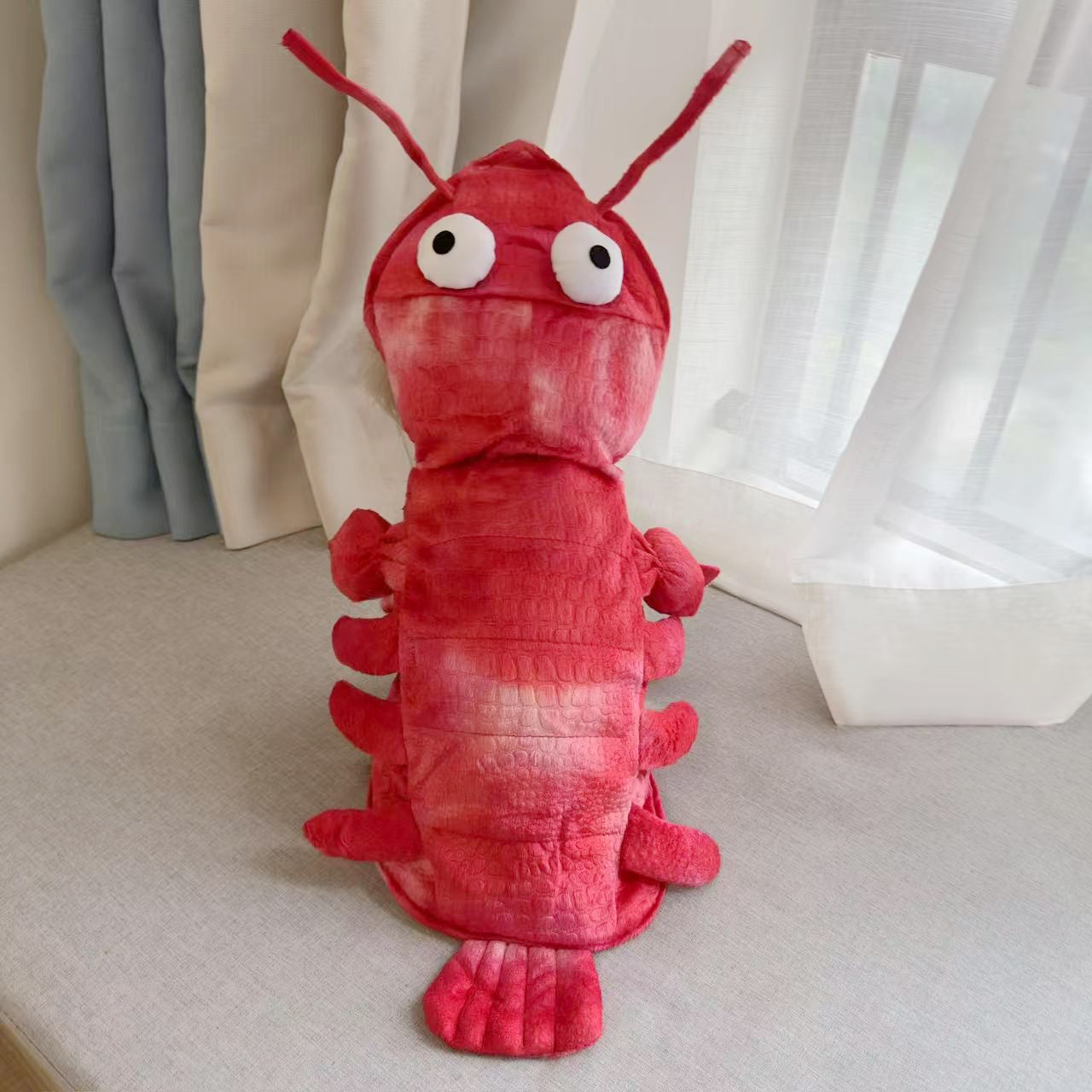 Lobster dog costume Halloween pet clothes autumn and winter new pet holiday photo transformation cat clothes