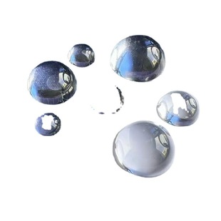 Factory wholesale transparent solid glass crystal hemisphere paperweight desktop boutique ornaments 5mm-100mm can be customized