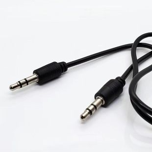 Car audio cable 3.5mm male-to-male AUX headset extension cable audio charging cable sound card live microphone