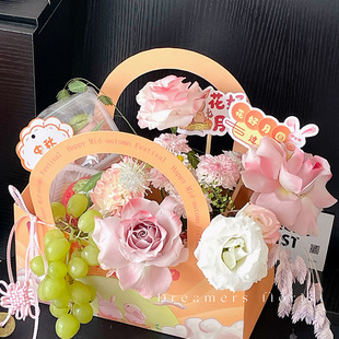 Factory supply Mid-Autumn Festival card DIY card series card bouquet dress small card flower shop supplies wholesale