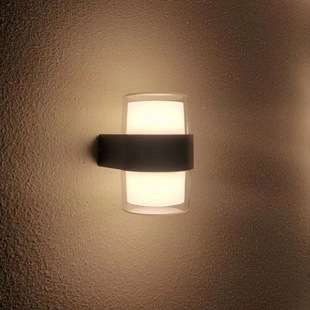 2023 Новый Amazon TUya граффити Smart Dimming Открытый водонепроницаемый настенный светильник с двойной головкой вверх и вниз светодиодный атмосферный свет