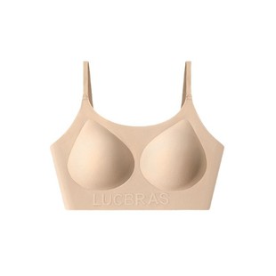 Spring and Summer Seamless Liquid Foundation Invisible Underwear Women's Special Color Color No Steel Rings Sports Comfortable Dressing Women's Impermeable Bra