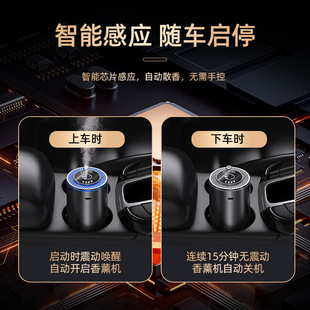 Star top intelligent projection car aromatherapy car car perfume car supplies colorful atmosphere automatic spray humidification