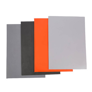 Factory straight hair tasteless A4 laser engraving pad black white gray ink return seal material wholesale rubber soft and hard point