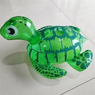Inflatable Internet Celebrity Frog Balloon Floor Push Light-Up Night Market Stall Jumping Frog Large Turtle Kidsren's Toy
