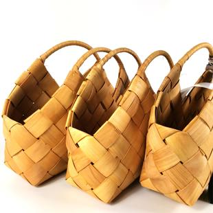 Free Shipping Factory Wholesale 2025 Dragon Boat Festival Gift Box Bamboo Basket High-End Gift Box Packaging Rice Dumpling Packaging Gift Box