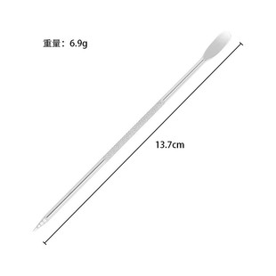 Factory direct supply flower needle coffee flower needle stainless steel flower pen fancy professional crochet needle carved needle wooden handle