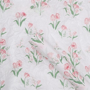 Tulip printed Sydney paper floral flower gift wrapping paper flower bouquet handmade DIY