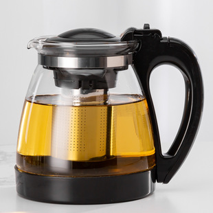 Heat Resistant Explosion-proof Large Capacity Glass Teapot Household Kung Fu Tea Flower Teapot Office Tea Maker Tea Set suit