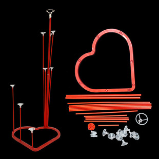 New love table floating bracket column wedding wedding decoration birthday party decoration Road balloon mop